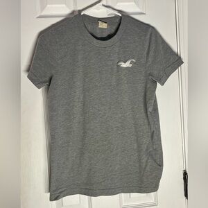 Hollister Charcoal Men's Short Sleeve Tee